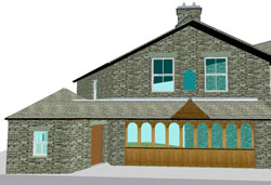 Proposed new front and extension