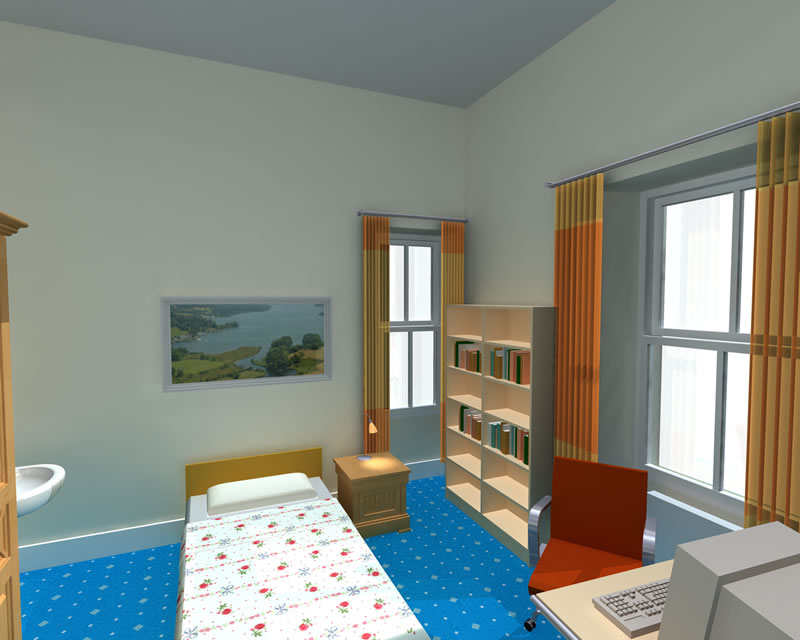 student bedroom at 1st Floor
