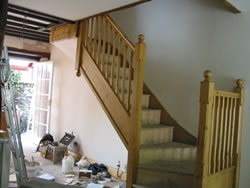 cottage stair as built