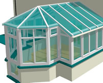 Conservatories used to be a pain to draw but modelling them in Allplan is actually easier