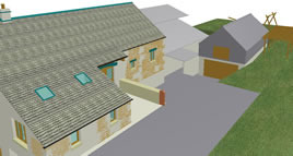 Proposed extensions and outbuilding