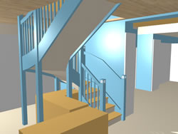 revised stair design