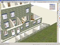 Screenshot from Allplan of working view - click for larger version