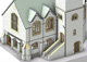 Isometric external view of Listed Building in Ambleside