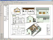 barn renovation modelled in Revit