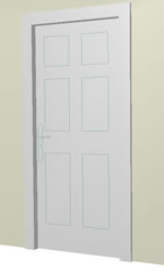 Door viewed in Animation Window