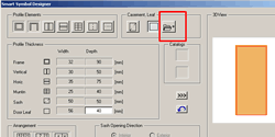 Smart Symbol Designer doorleaf dialog