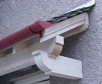 typical porch roof detail