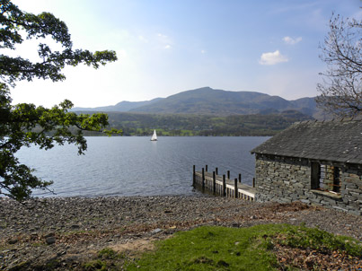 Extension to boat house on Coniston Water