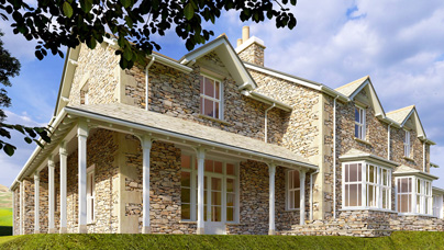 Cottage renovation near Hawkshead - use of micro abrasives on old oak timbers