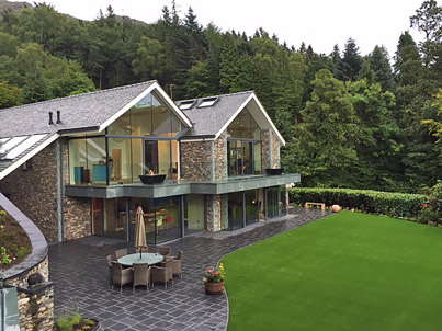 House above Grasmere remodelled for views