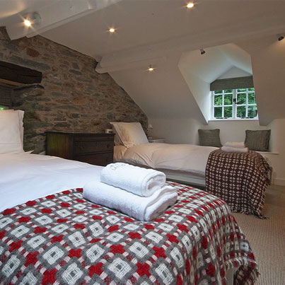 Listed Cottage after renovation loft bedroom - Click for larger image