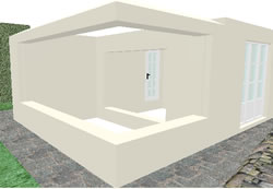 Basic corner window opening in walls