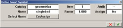 define smart symbol completed dialog box