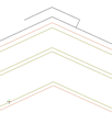 2nd line completed and  'Drop Perpendicular' tool being used to close end