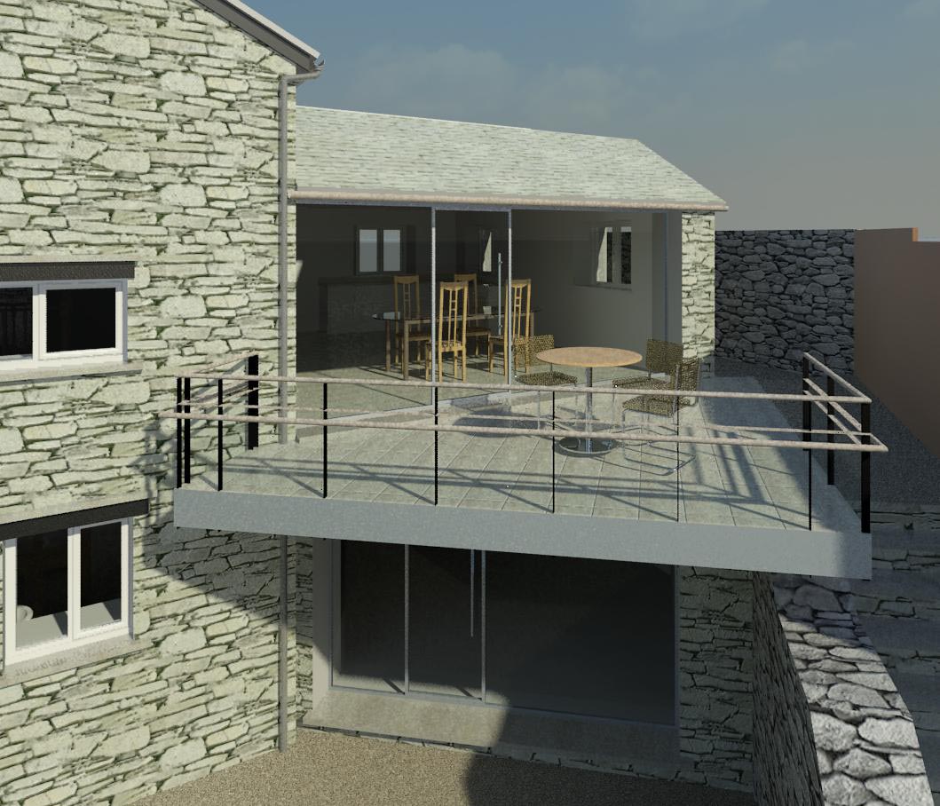 Lake District Architect Work Examples 2005-1029 Gale Howe Barn Extension