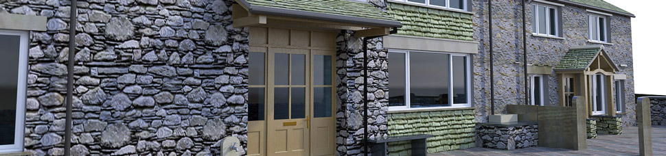 Barn and farm cottage renovation near Hawkshead