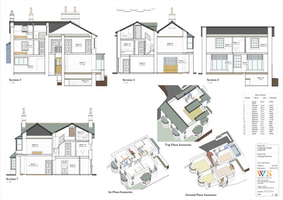 Listed Cottage renovation Architects Drawing - Click for pdf version (530KB)